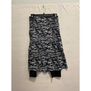 Lot of 2 Athletic Swim Skirts with Built-in Shorts/Leggings Floral Small Modest